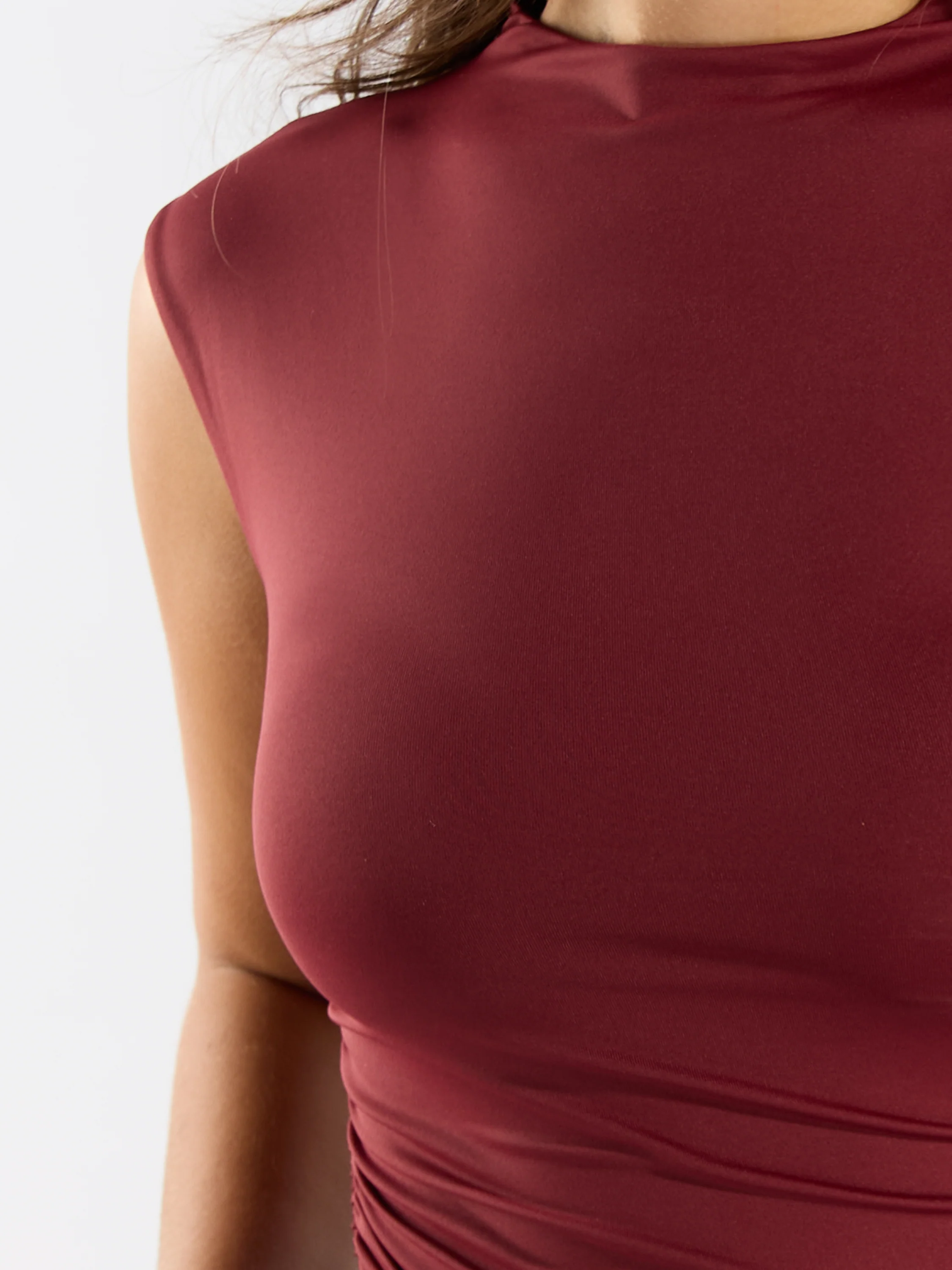 Second Skin Yve Mock Neck Tank Top - Image 6