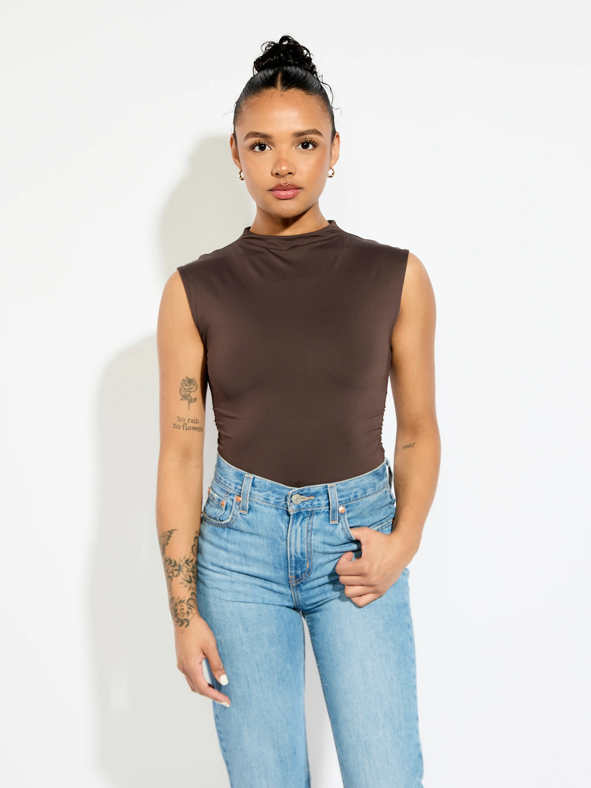 Second Skin Yve Ruched Bodysuit - Image 5