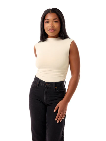 Second Skin Yve Ruched Bodysuit - Image 6