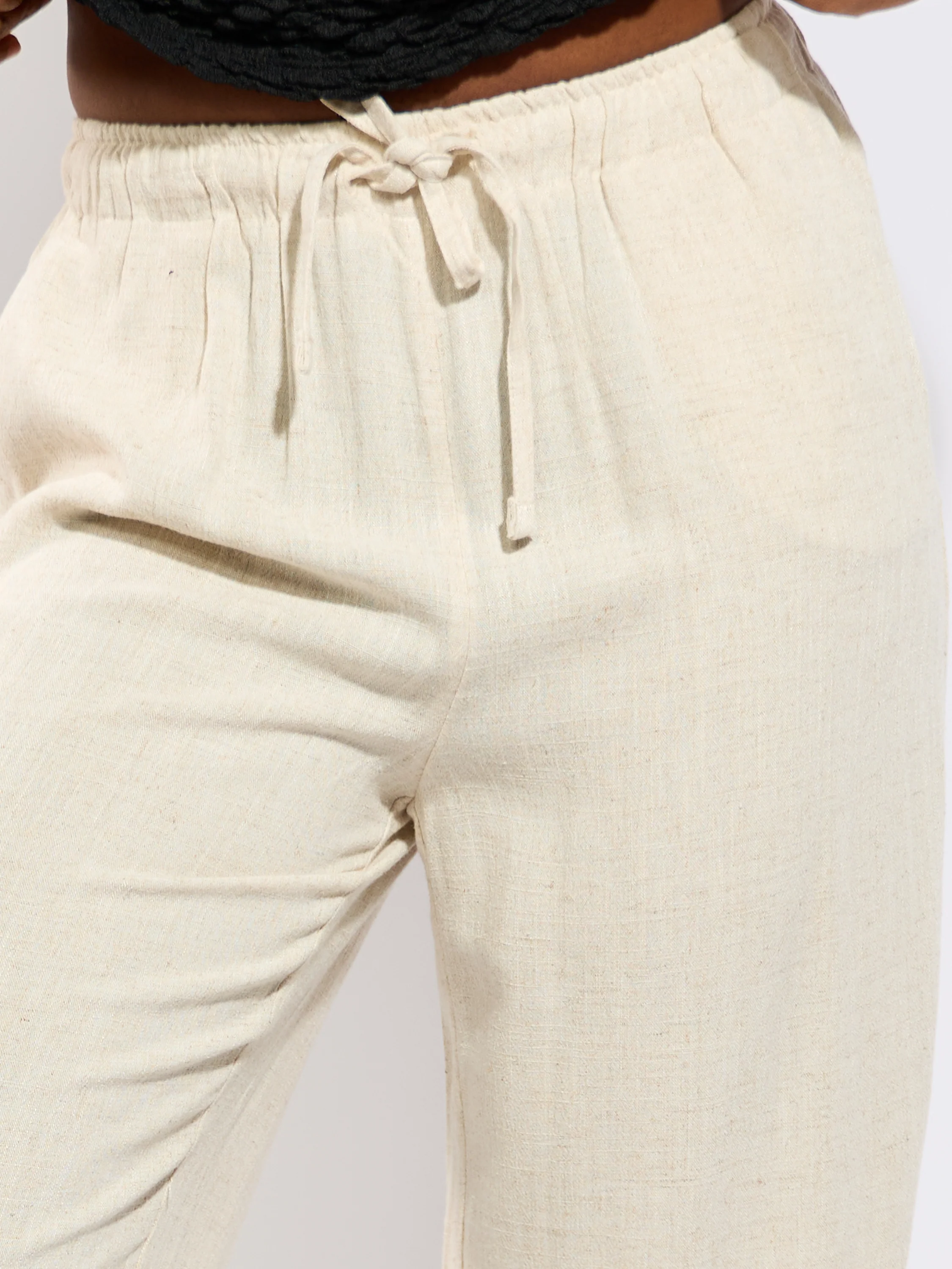 Siesta Pull-Up Linen Pant - Image 3