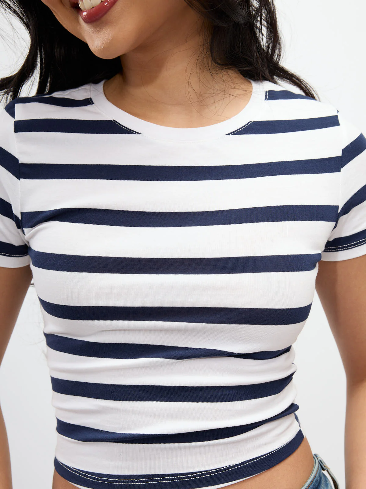 Striped Baby Tee - Image 3