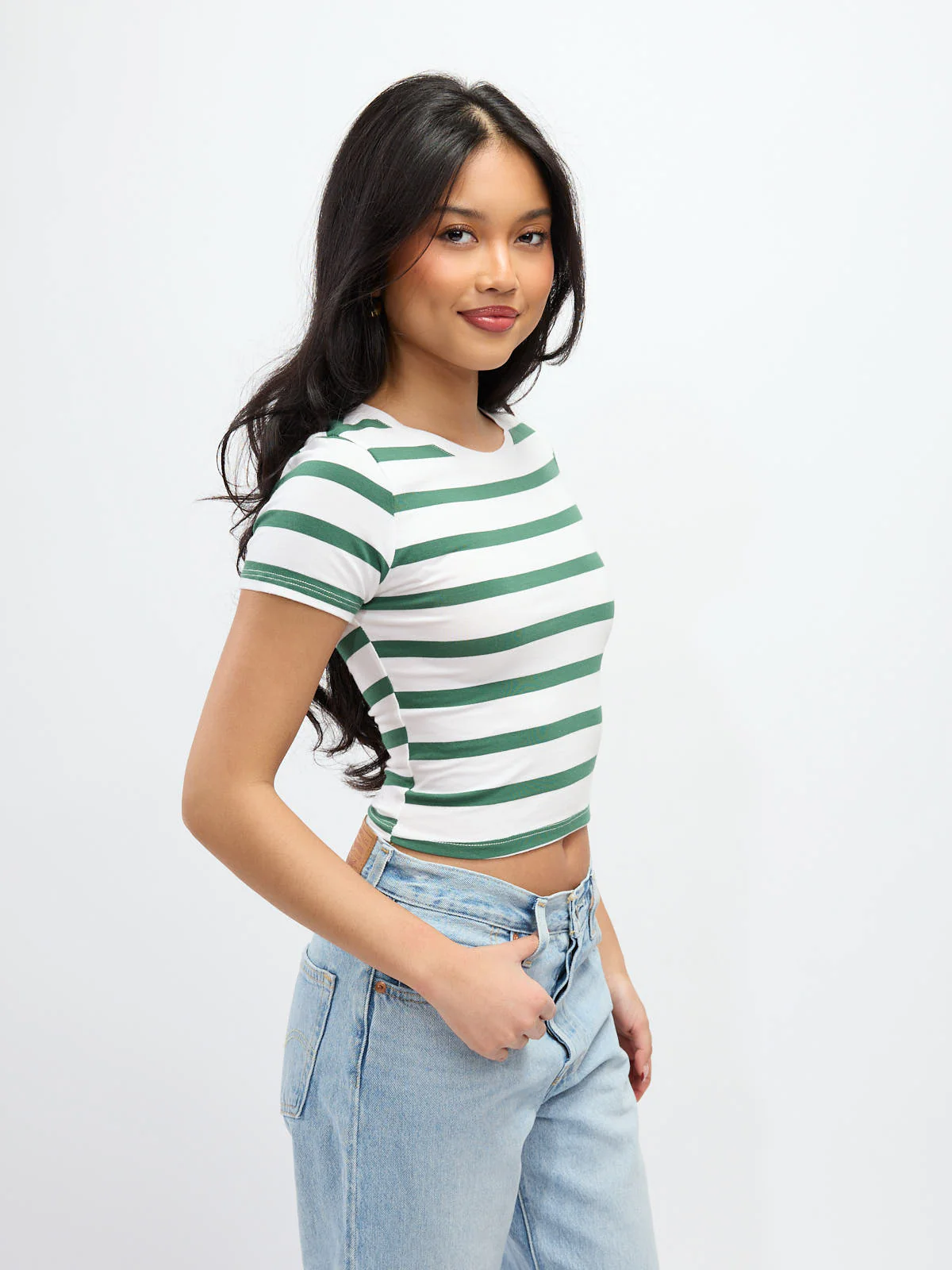 Striped Baby Tee - Image 7
