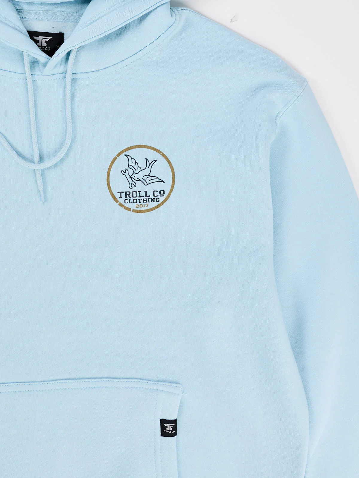 Troll Co. WHUS Poser Blue Hoodie - Image 2