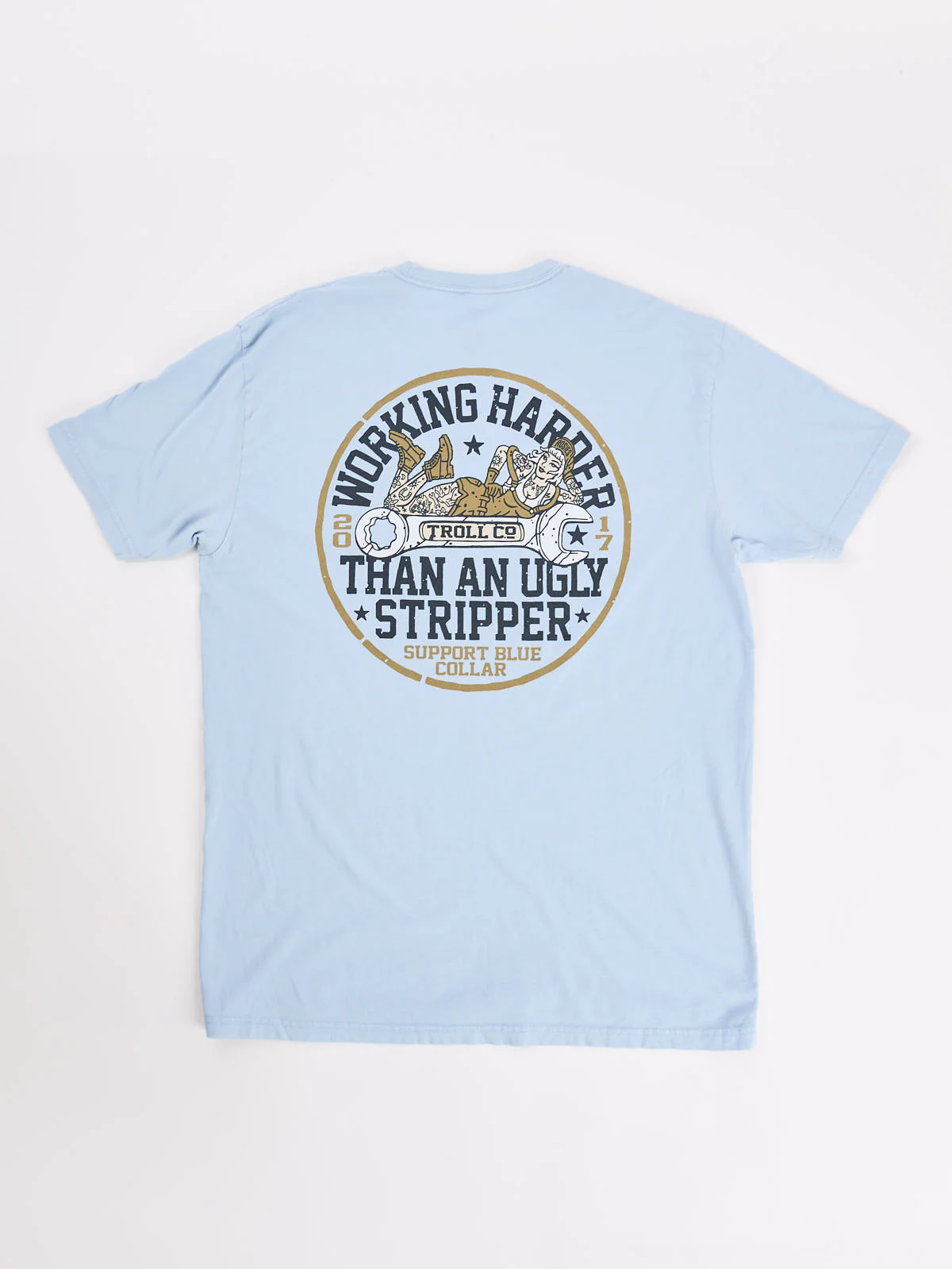 Troll Co. WHUS Poser Blue Tee