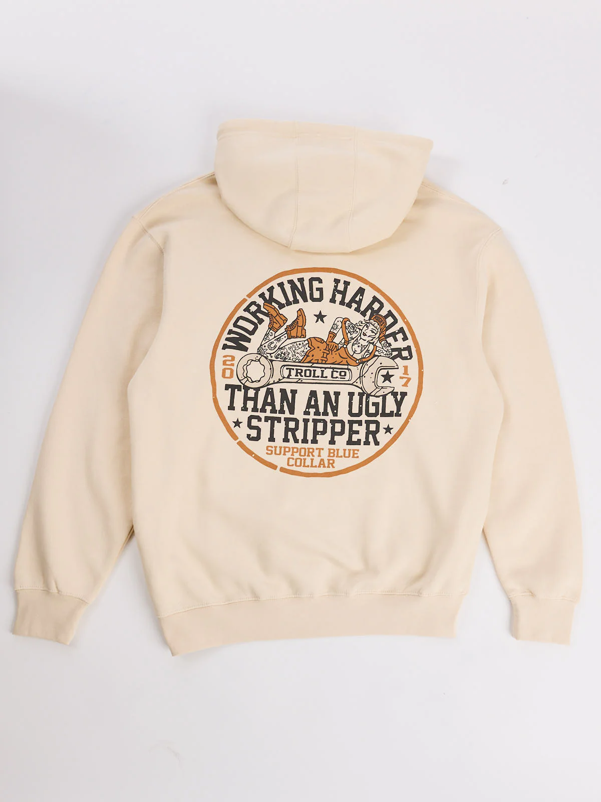 Troll Co. WHUS Poser Natural Hoodie
