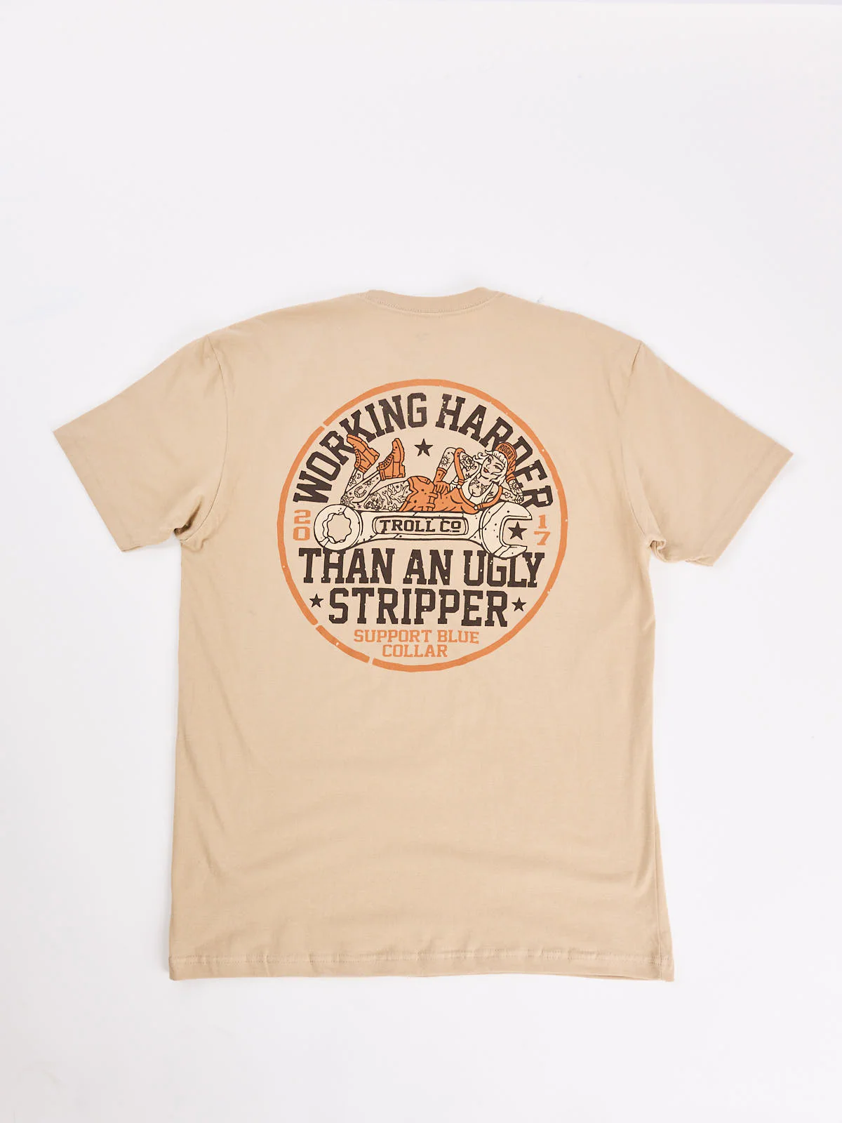 Troll Co. WHUS Poser Tan Tee