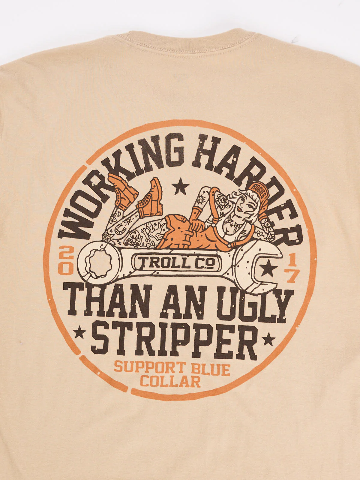 Troll Co. WHUS Poser Tan Tee - Image 2