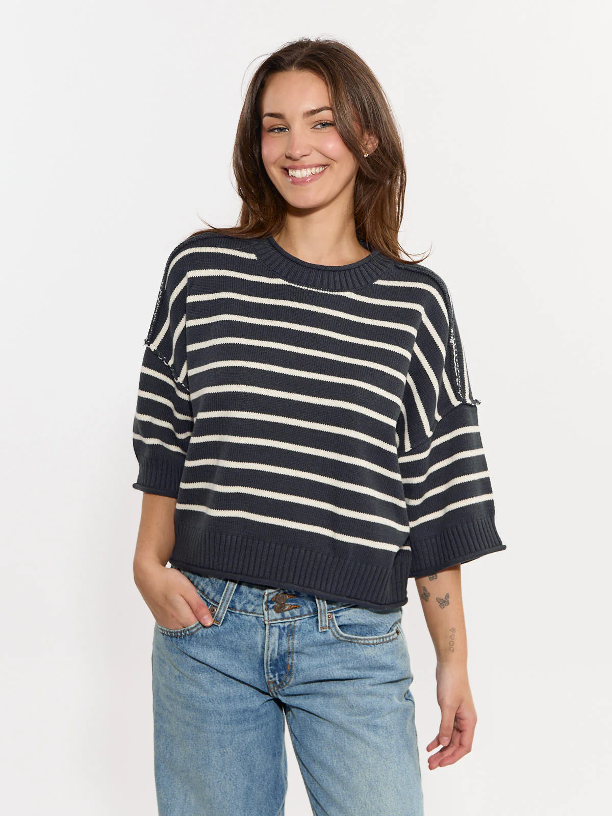 We The Free Short Sleeve Oversized Knit Top - Image 3