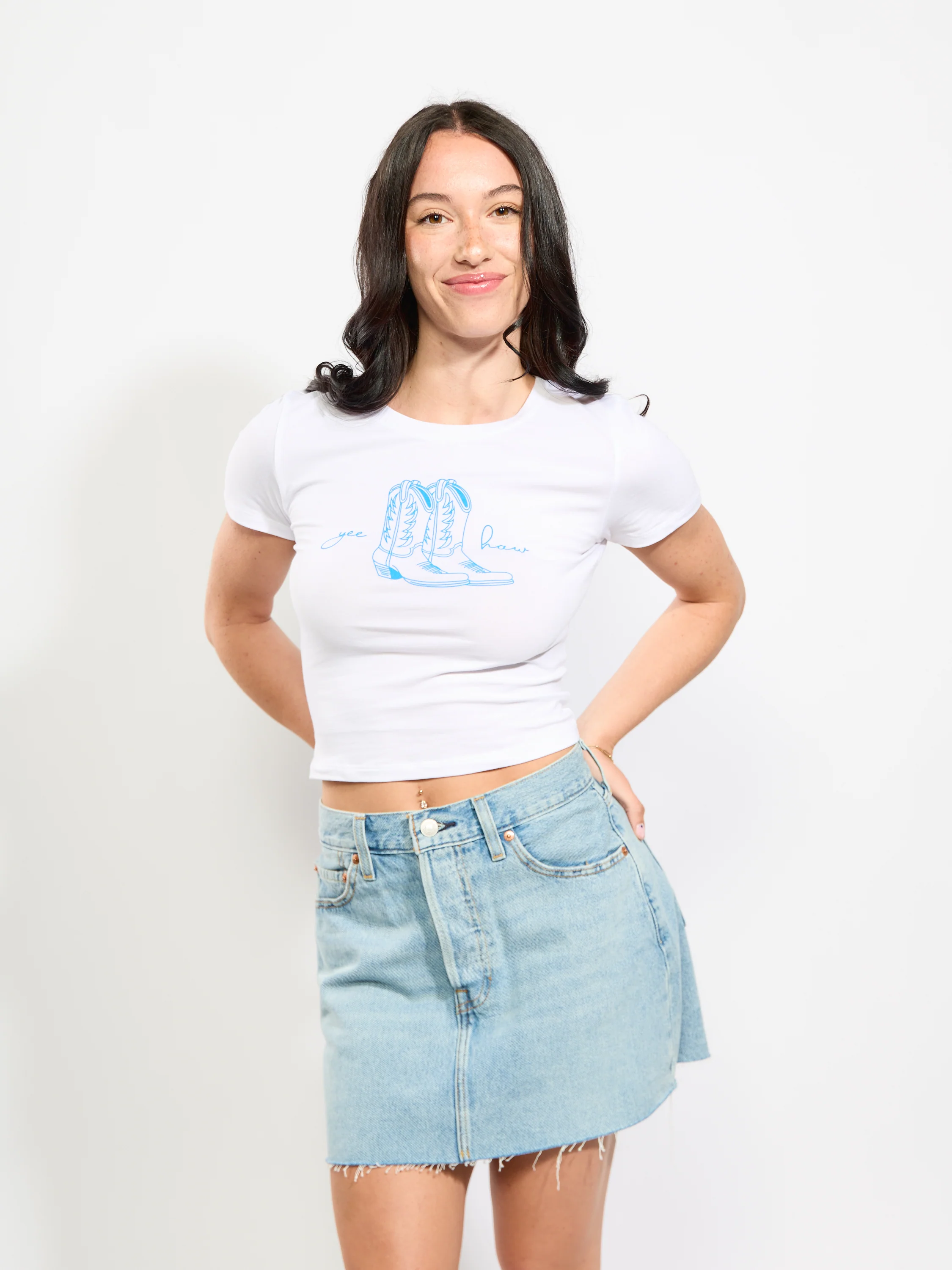 Yee Haw Boots Baby Tee